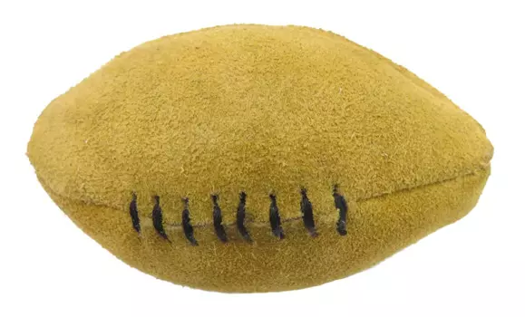 Buffalo Игрушка для собак Мяч регби 10х6см буйволиная кожа