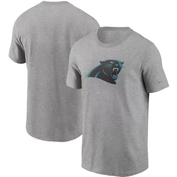 Мужская серая футболка с логотипом Carolina Panthers Nike