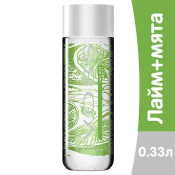 Вода Voss лайм-мята 0.33 литра, газ, пэт, 12 шт. в уп.