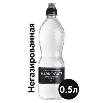 Вода Harrogate Spa / Харрогейт Спа 0.5 литра, спорт, без газа, пэт, 24 шт. в уп.