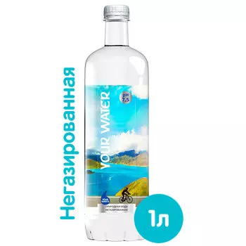 Вода Darida Your Water 1 литр, без газа, пэт, 12 шт. в уп.