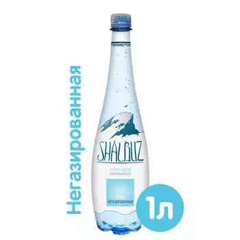 Вода Shalbuz Still минеральная 1 литр, без газа, пэт, 6 шт. в уп.