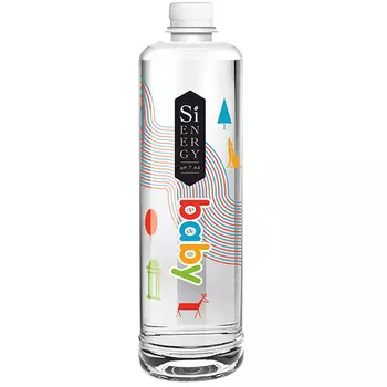 Вода Sienergy Baby для детей 0+ 1 литр, без газа, пэт, 6 шт. в уп.