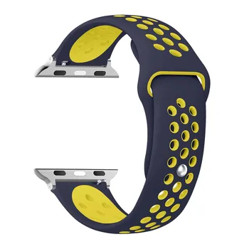 Классический ремешок для Apple Watch Band 45 мм 44 мм 42 мм 40 мм 49 мм 41 мм 38 мм 44 мм силиконовый браслет correa iwatch Series 7 8 9 6 5 4 Ultra se 41mm 40mm 38mm