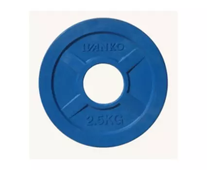Диск обрезиненный 2,5кг Johns DR71022 - 2,5С цветной