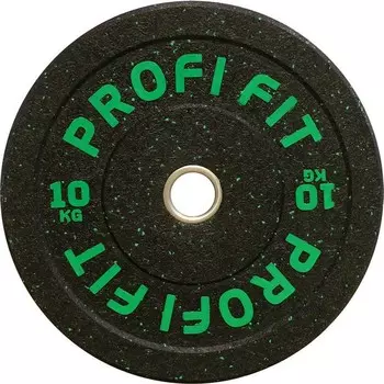 Диск для штанги Hi-Temp с цветными вкраплениями, d51 10кг Profi-Fit