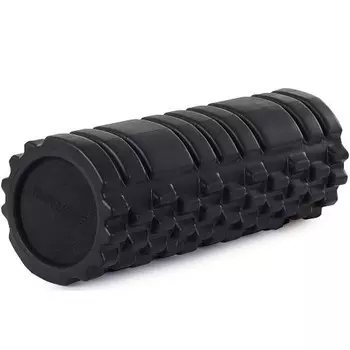 Цилиндр рельефный для фитнеса 13х33см Harper Gym EG02 чёрный