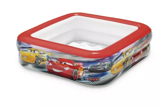 Детский надувной бассейн Intex 85х85х23см Тачки Disney-Pixar 57101
