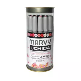 Набор спиртовых маркеров для скетчинга Marvy "Сакура" 23 шт
