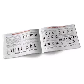 Обучающий буклет по каллиграфии Manuscript