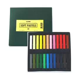 Набор сухой пастели ShinHanart "Soft Pastel" 24 цв, в картонной упаковке