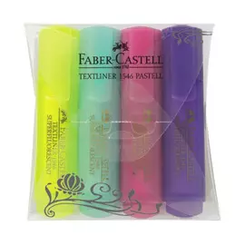 Набор текстовыделителей Faber-castell "1546" 4 цв в пастельных тонах