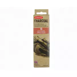 Набор уголь ивовый Derwent Willow Charcoal 10 шт