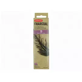 ?Набор уголь ивовый Derwent Willow Charcoal тонкий 2-3 мм 15 шт