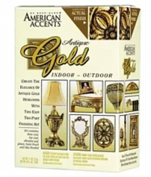 Набор Rust-oleum "American accents" для состаривания краска+патина, губки, перчатки, Античная медь