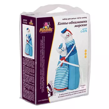 Наборы для изготовления игрушек "Miadolla" Коты-обнимашки морские