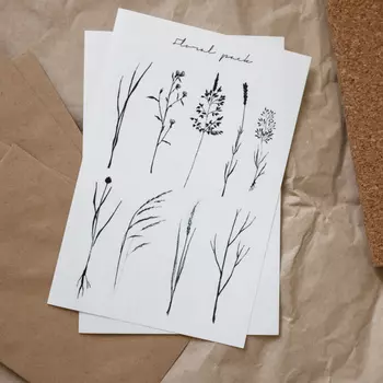 Наклейки "Flowers pack"