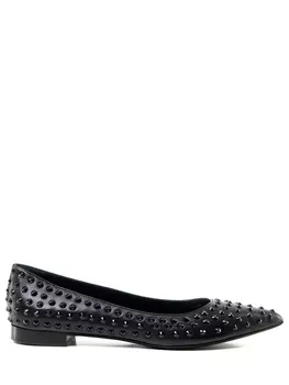 Балетки кожаные SAINT LAURENT
