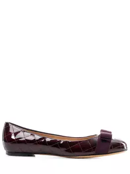 Балетки лакированные S.FERRAGAMO