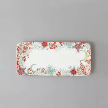 Блюдо прямоугольное Mix&Match Home Счастливая Звезда 38х17 см
