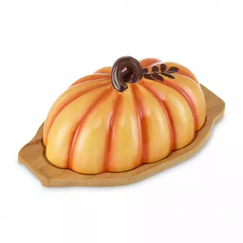 Блюдо с крышкой Decor de table Родная природа Тыковка 28,45х15,75х12,19 см