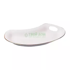 Блюдо Tunissie Porcelaine Vendange Filet Or 23 см