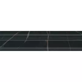 Бордюр Kerama Marazzi Алькала черный 5x20 см BLB039