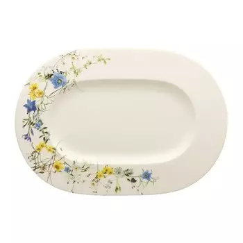 Блюдо овальное Rosenthal Альпийские цветы 34 см