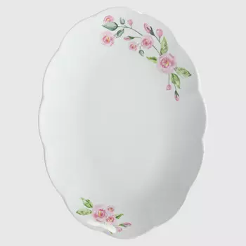 Блюдо овальное Royal Garden Ветка розы 32 см