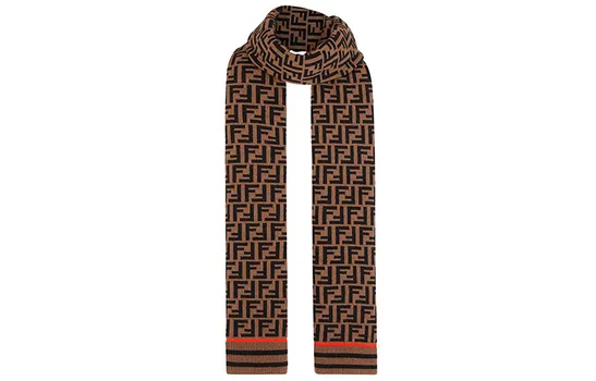 Вязаный шарф унисекс FENDI
