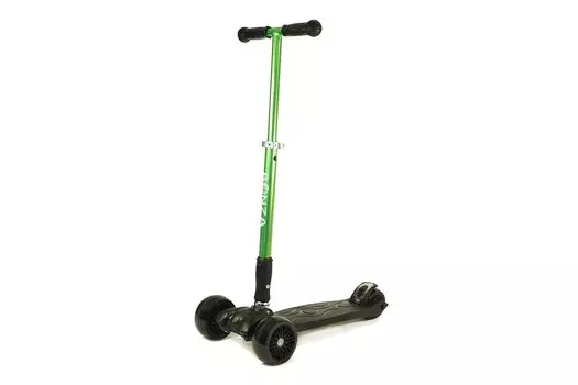 Самокат Bonza Rocket (JW032 PRO), трехколесный, складной, детский, зеленый