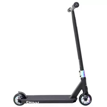 Самокат Chilli Pro Scooter Reaper Grim Neochrome, детский, трюковый, 2022, черный, 112-9