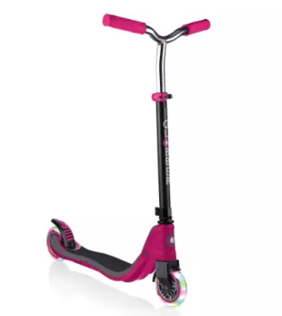 Самокат Globber FLOW 125 LIGHTS, двухколесный, светящиеся колеса, фиолетовый, 472-114-1