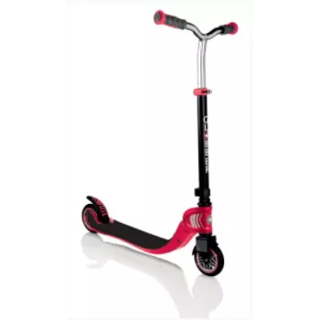 Самокат Globber FOLDABLE FLOW 125, двухколесный, складной, нагрузка до 100 кг, красный, 473-102