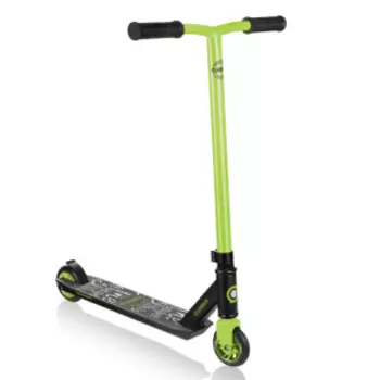 Самокат Globber GS 360°, трюковый, двухколесный, нагрузка до 100 кг, зеленый, 620-106