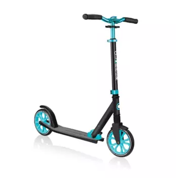 Самокат Globber NL 205, складной, двухколесный, нагрузка до 100 кг, бирюзовый