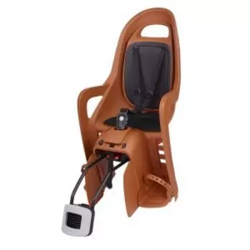 Детское велокресло Polisport Groovy rs plus ff, заднее, на подседельную трубу, CARAMEL BROWN/BLACK, PLS8640700011