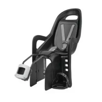 Детское велокресло Polisport GROOVY MAXI FFS SF, 29", заднее, на подседельную трубу, black/dark grey, PLS8406000011