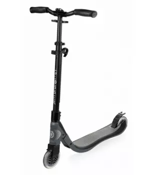 Самокат Globber ONE NL 125, складной, двухколесный, нагрузка до 100 кг, черно-серый, 475-100