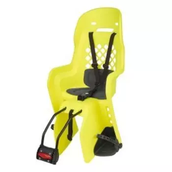 Детское велокресло Polisport Joy ff, заднее, крепление на подседельную трубу, fluo/dark grey, PLS8406500011