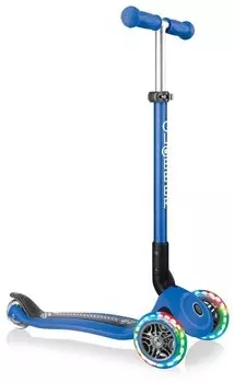 Самокат Globber PRIMO FOLDABLE FANTASY LIGHTS, синий, 434-100