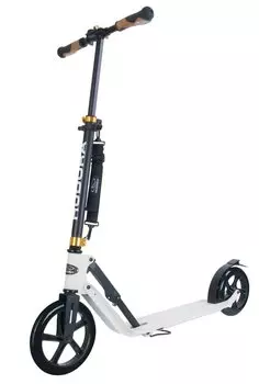 Самокат HUDORA Big Wheel Style 230, двухколёсный, складной, нагрузка до 120 кг, White белый, 14236