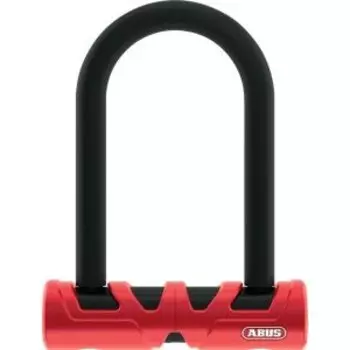Велозамок Abus Ultimate 420/150HB140х80мм+USH скоба, 17мм, на ключ, с кронштейном, класс защиты 12/15, красный, 05-0081