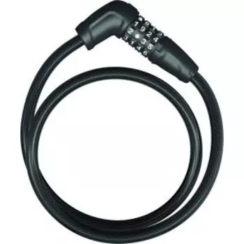 Велозамок ABUS 6412C/85см BK Tresor, тросовый, 12мм, кодовый, класс защиты 4/15, 396гр, черный, 05-0040807