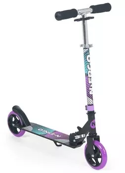 Самокат N.ERGO S-201/N PUPRLE, фиолетовый/бирюзовый