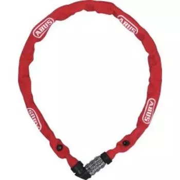 Велозамок ABUS Web 1200/60см, цепь, 4мм, на ключ, класс защиты 3/15, 200гр, красный, 05-0056339