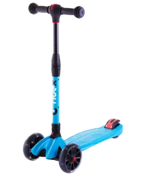 Самокат RIDEX 3D Stark 1/6, детский, трехколесный, складной, 135/90 мм, синий, SX11545