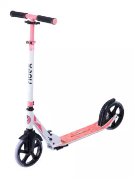 Самокат RIDEX Marvellous, двухколесный, складной, 200 мм, белый/коралловый, SX18359