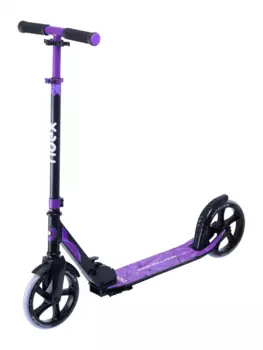 Самокат RIDEX Marvellous, двухколесный, складной, 200 мм, черный/фиолетовый, SX18360