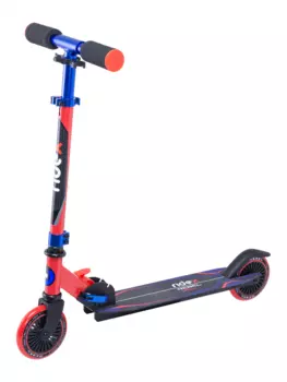 Самокат RIDEX Rebel, детский, двухколесный, складной, 125 мм, красный/синий, SX18381